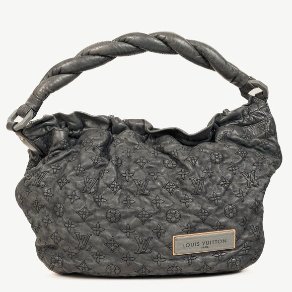 Louis Vuitton AW/07 LE Olympe Nimbus PM Anthracite Monogram Leather Shoulder Bag - Picture 1 of 14